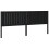 VidaXL (black, 205.5 x 4 x 100 cm) vidaXL Bed Headboard Home Bedroom Decorative Bed Header Panel Solid Wood Pine 1