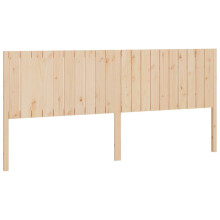 (brown, 205.5 x 4 x 100 cm) vidaXL Bed Headboard Home Bedroom Decorative Bed Header Panel Solid Wood Pine