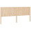 VidaXL (brown, 205.5 x 4 x 100 cm) vidaXL Bed Headboard Home Bedroom Decorative Bed Header Panel Solid Wood Pine 1