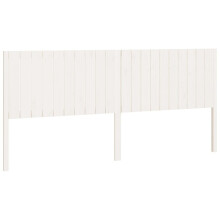 (white, 205.5 x 4 x 100 cm) vidaXL Bed Headboard Home Bedroom Decorative Bed Header Panel Solid Wood Pine