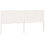 VidaXL (white, 205.5 x 4 x 100 cm) vidaXL Bed Headboard Home Bedroom Decorative Bed Header Panel Solid Wood Pine 1