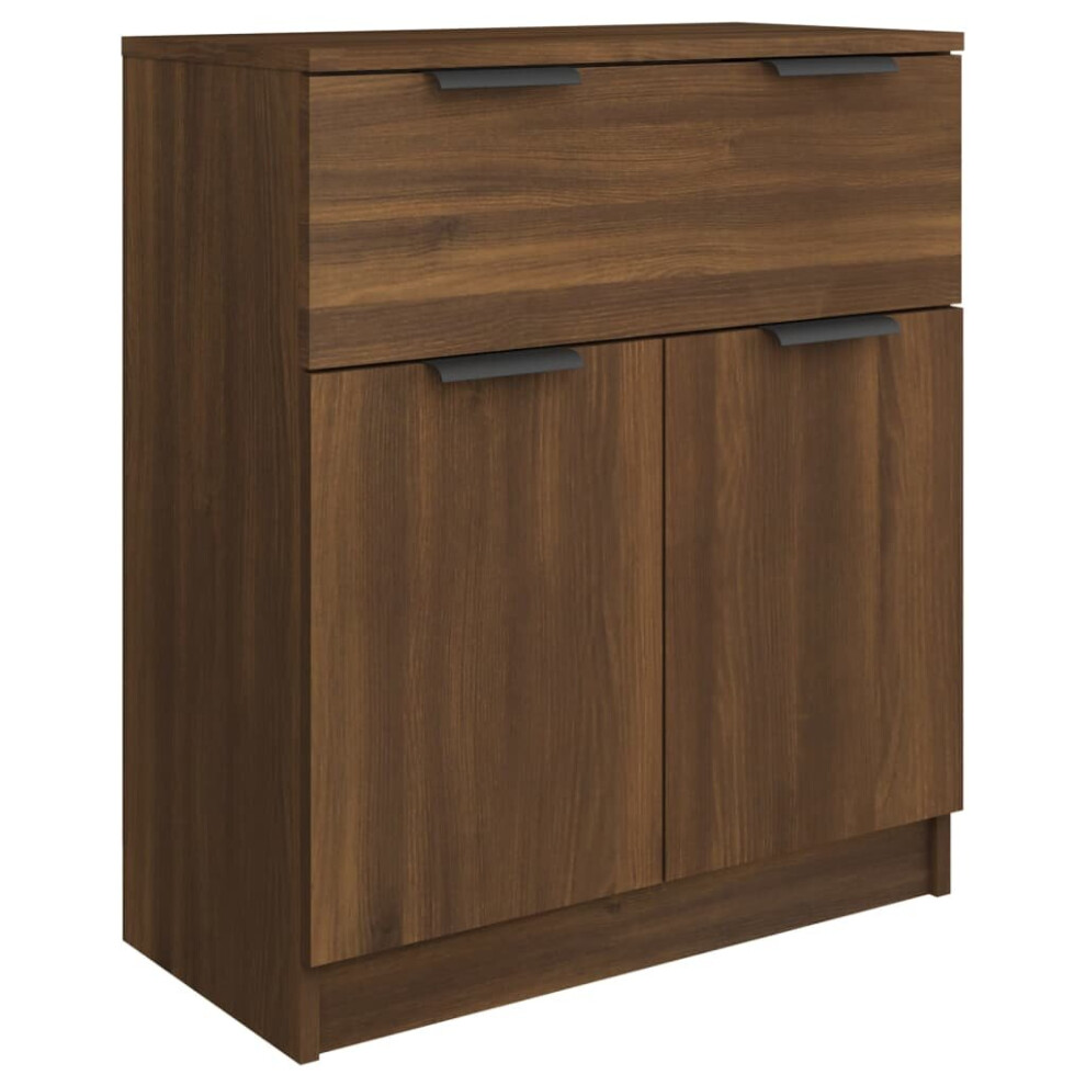 (brown oak) vidaXL Sideboard Engineered Wood Indoor Storage Console Cabinet Multi Colours