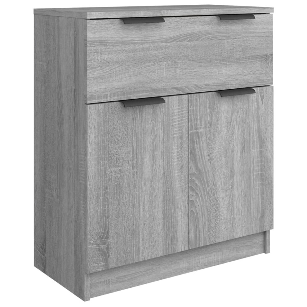 (grey sonoma) vidaXL Sideboard Engineered Wood Indoor Storage Console Cabinet Multi Colours