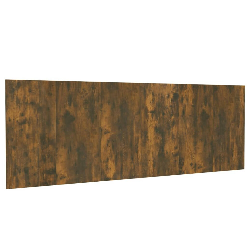 (smoked oak) vidaXL Wall Headboard Engineered Wood Indoor Wooden Furniture Multi Colours