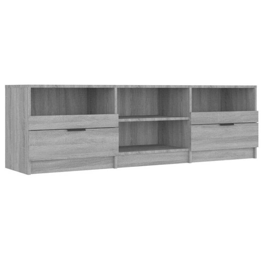 (grey sonoma) vidaXL TV Cabinet Engineered Wood Entertainment Centre Furniture Multi Colours