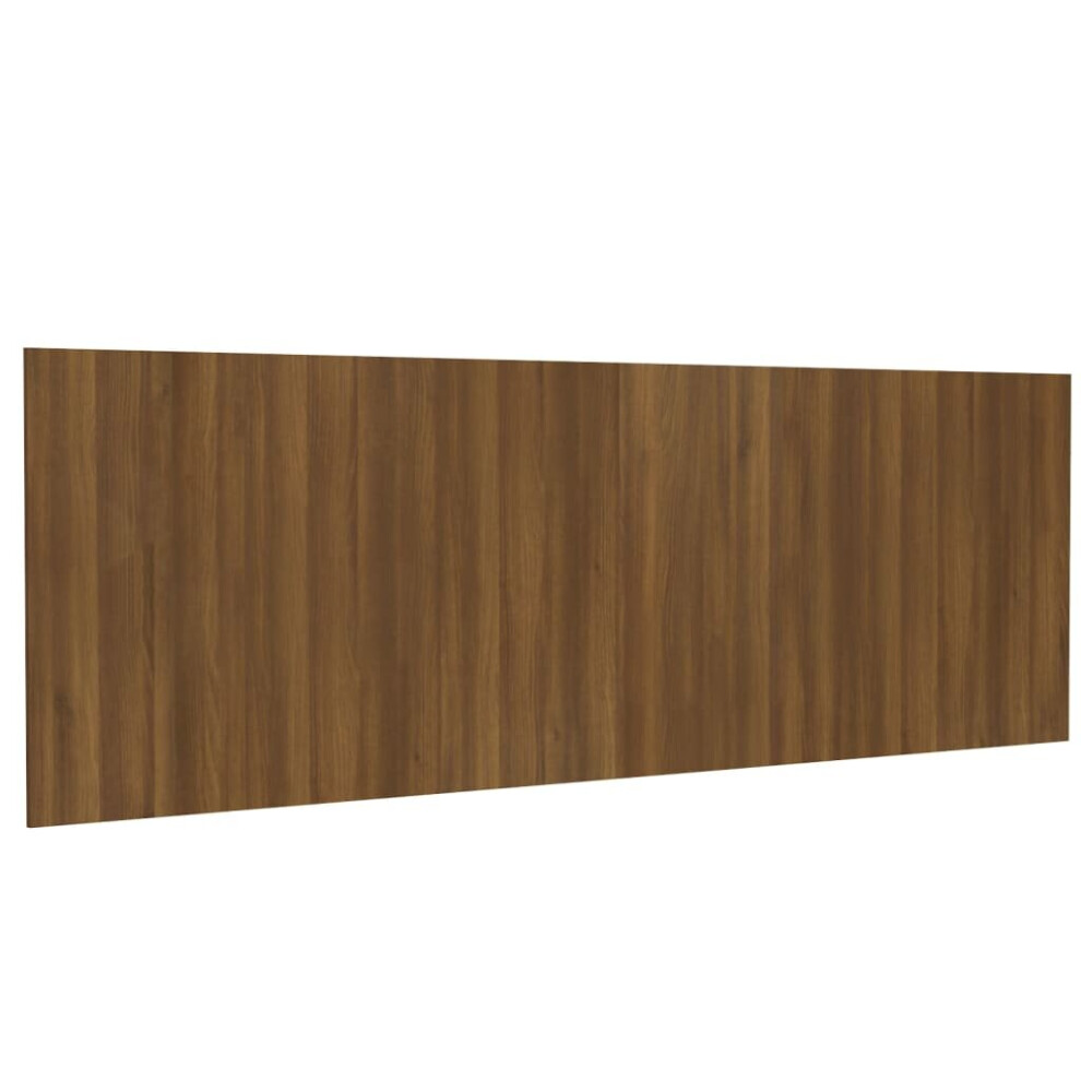 (brown oak) vidaXL Wall Headboard Engineered Wood Indoor Wooden Furniture Multi Colours