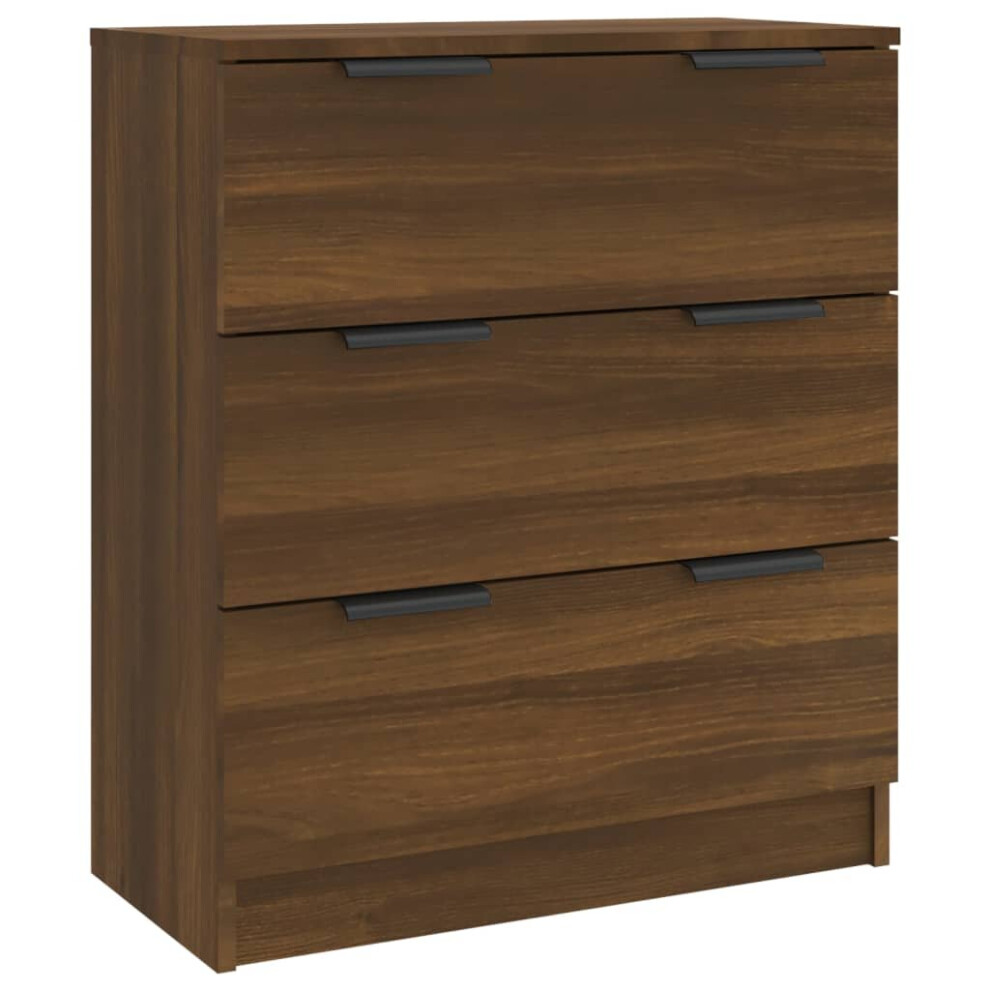 (brown oak) vidaXL Sideboard Engineered Wood Storage Side Cabinet Furniture Multi Colours