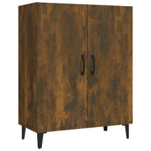 (smoked oak) vidaXL Sideboard Console Cabinet Cupboard Storage Organiser Engineered Wood