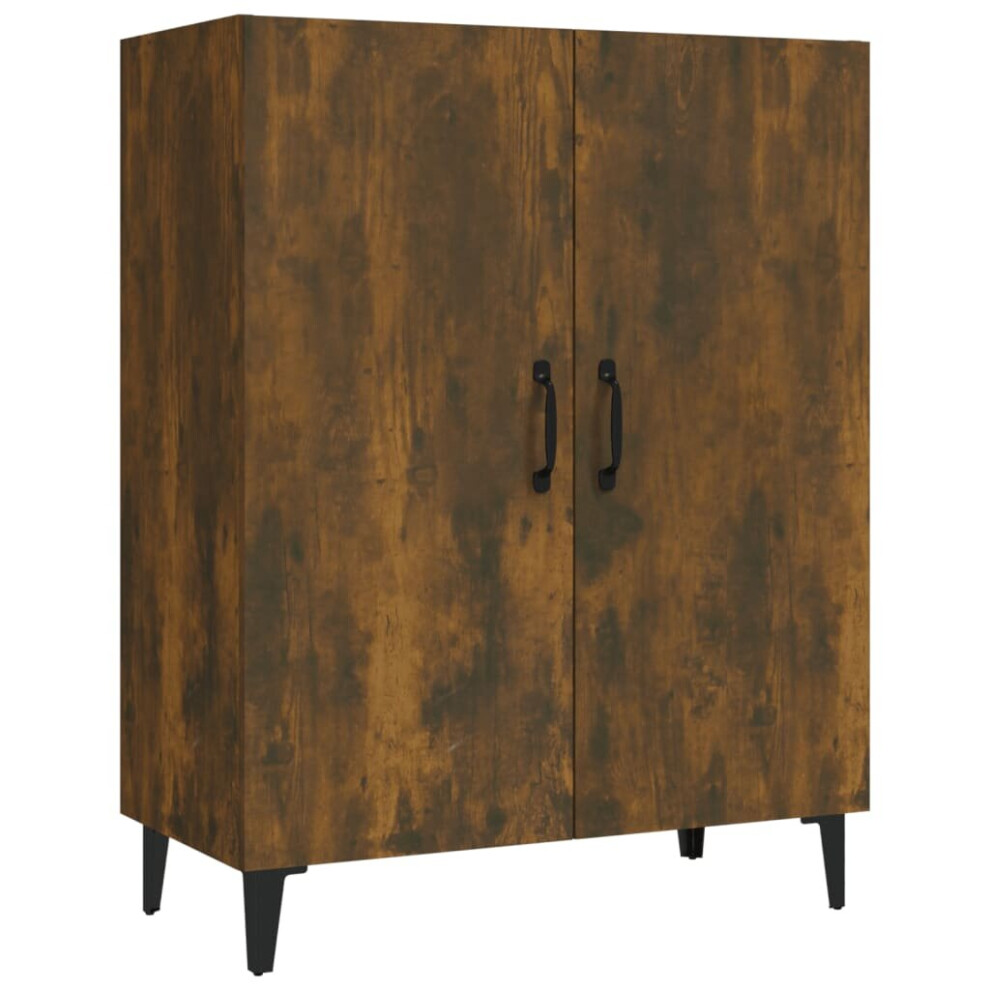 Vidaxl (Smoked Oak) Sideboard Console Cabinet Cupboard Storage Organiser Engineered Wood Brown