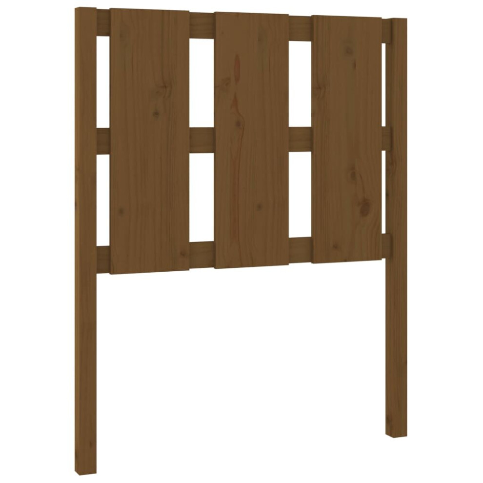 Vidaxl (Honey Brown, 80.5 X 4 X 100 Cm) Bed Headboard Home Bedroom Decorative Bed Header Panel Solid Wood Pine