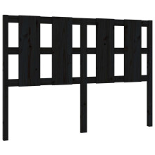 (black, 125.5 x 4 x 100 cm) vidaXL Bed Headboard Home Bedroom Decorative Bed Header Panel Solid Wood Pine