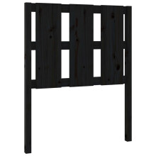 (black, 80.5 x 4 x 100 cm) vidaXL Bed Headboard Home Bedroom Decorative Bed Header Panel Solid Wood Pine