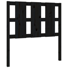 (black, 105.4 x 4 x 100 xm) vidaXL Bed Headboard Home Bedroom Decorative Bed Header Panel Solid Wood Pine