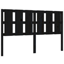 (black, 155.5 x 4 x 100 cm) vidaXL Bed Headboard Home Bedroom Decorative Bed Header Panel Solid Wood Pine