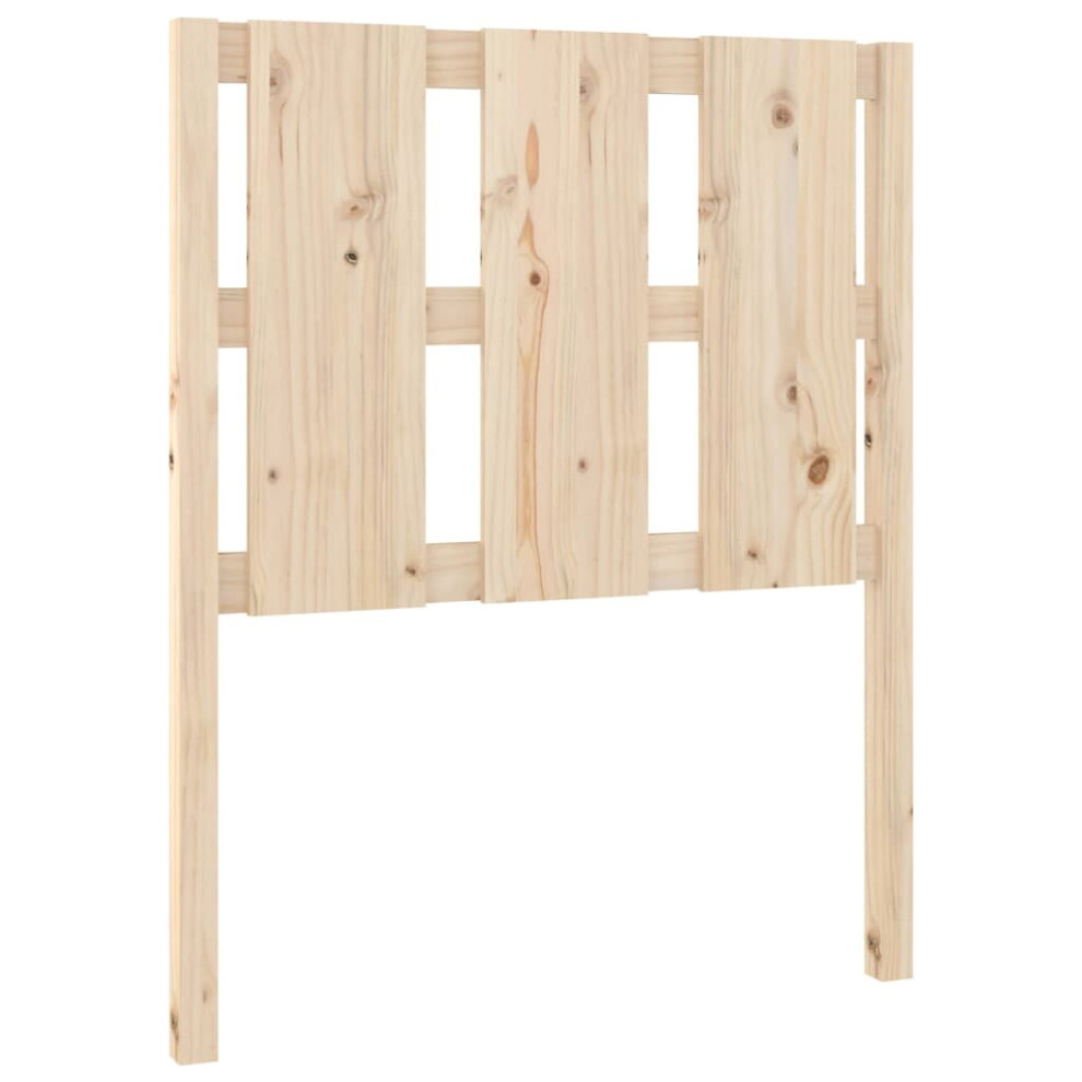 (brown, 80.5 x 4 x 100 cm) vidaXL Bed Headboard Home Bedroom Decorative Bed Header Panel Solid Wood Pine