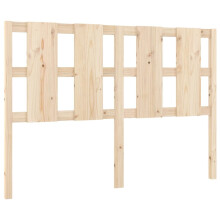 (brown, 140.5 x 4 x 100 cm) vidaXL Bed Headboard Home Bedroom Decorative Bed Header Panel Solid Wood Pine