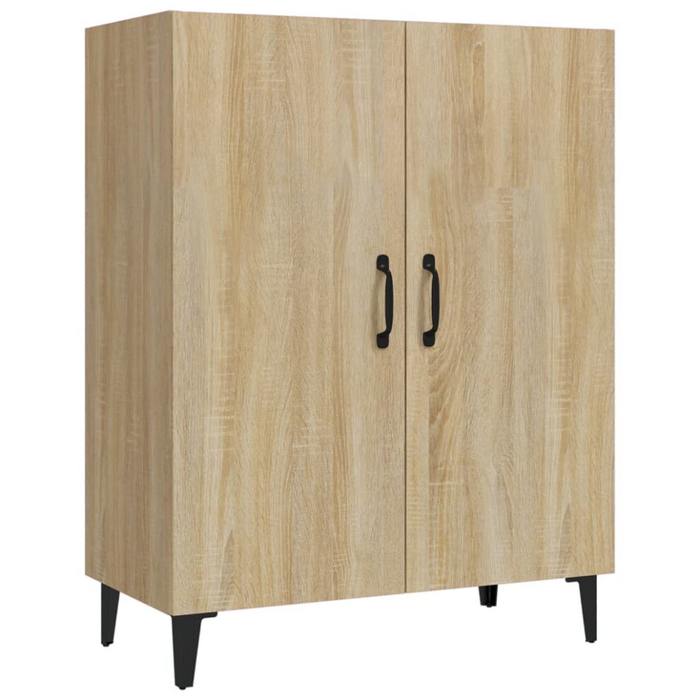 Vidaxl (Sonoma Oak) Sideboard Console Cabinet Cupboard Storage Organiser Engineered Wood