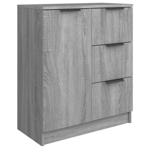 VidaXL (grey sonoma) vidaXL Sideboard Console Cabinet Storage Cupboard Highboard Engineered Wood