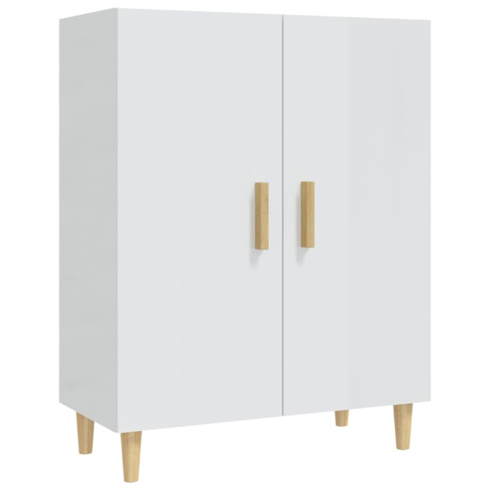 (high gloss white) vidaXL Sideboard Engineered Wood Home Storage Cabinet Highboard Multi Colours