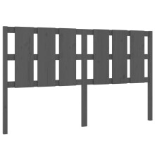 (grey, 165.5 x 4 x 100 cm) vidaXL Bed Headboard Home Bedroom Decorative Bed Header Panel Solid Wood Pine