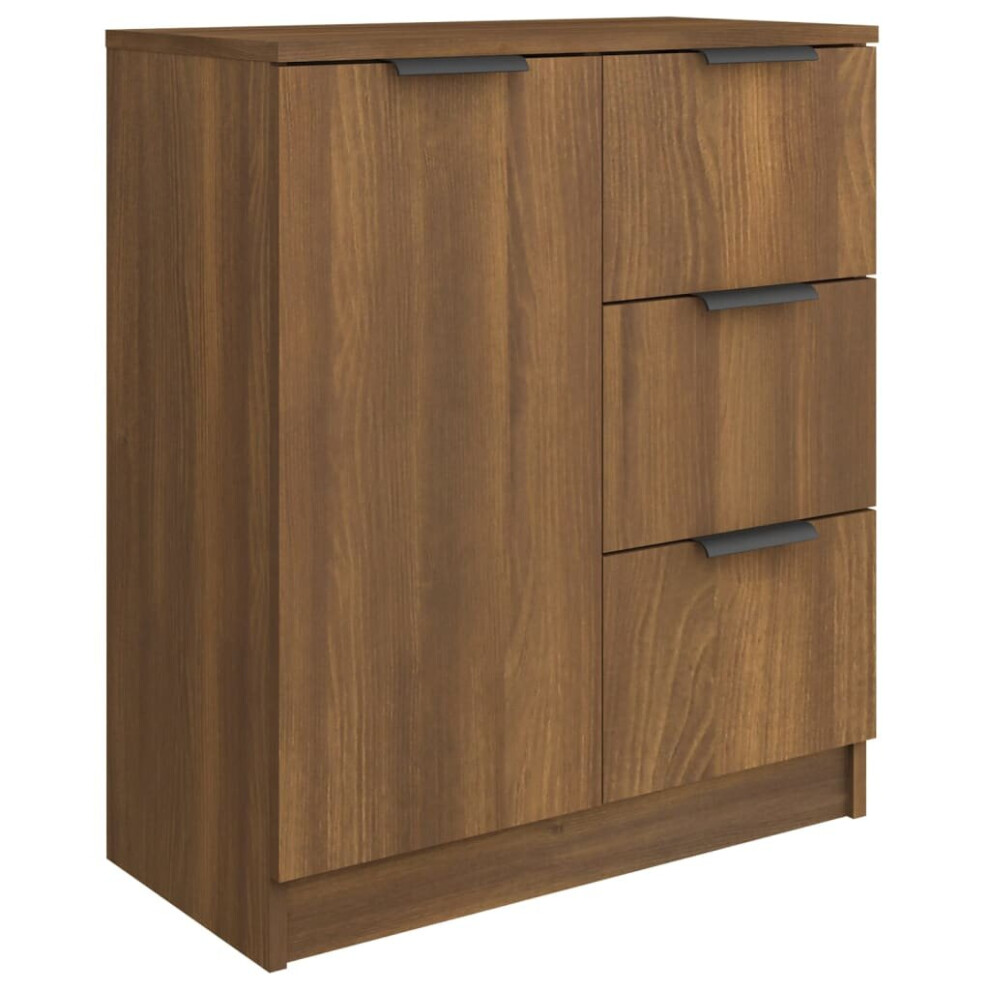 (brown oak) vidaXL Sideboard Engineered Wood Side Cabinet Furniture Cupboard Multi Colours