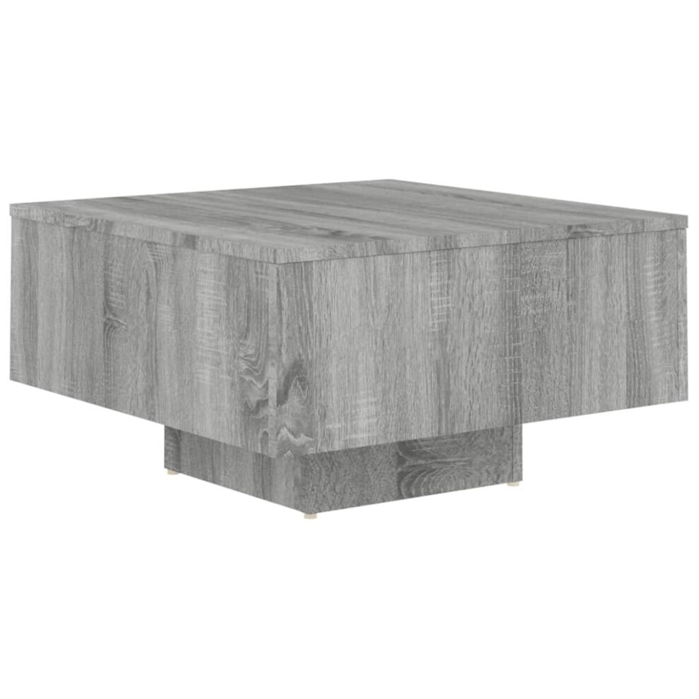 (grey sonoma) vidaXL Coffee Table Engineered Wood Accent Centre Side End Table Multi Colours