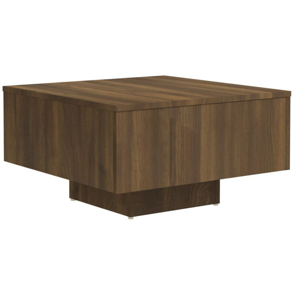 (brown oak) vidaXL Coffee Table Engineered Wood Accent Centre Side End Table Multi Colours