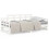 VidaXL (white, 90 x 200 cm) vidaXL Solid Wood Pine Pull-out Day Bed Wooden Sofa Bed Multi Colours/Sizes 1