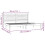 VidaXL (white, 180 x 200 cm) vidaXL Bed Frame Bed Base Bedstead Bedroom Mattress Foundation Solid Wood 6