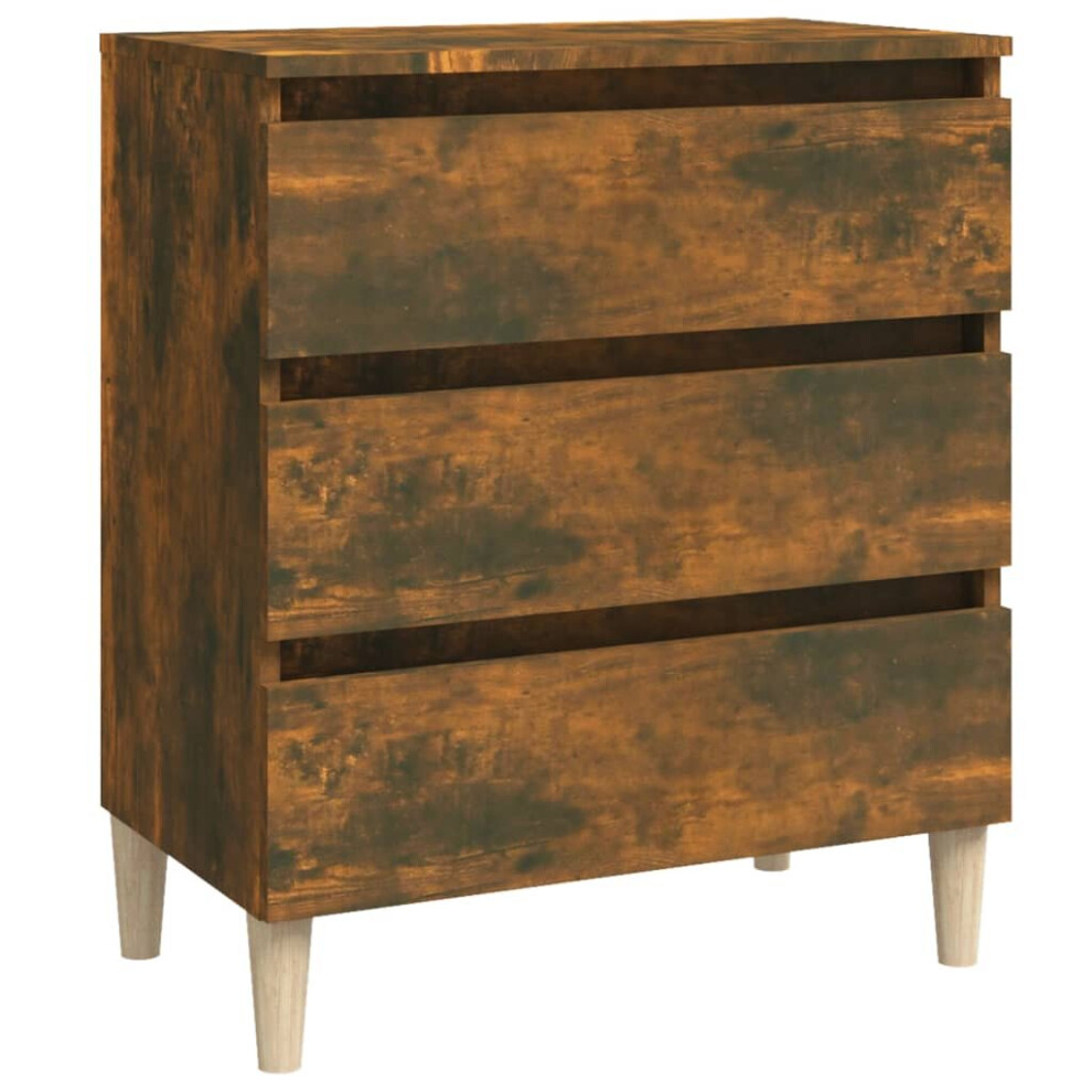 Vidaxl (Smoked Oak) Sideboard Engineered Wood Cabinet Side Cabinet Hall Table Multi Colours