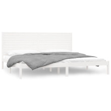 (white, 180 x 200 cm) vidaXL Bed Frame Bed Base Bedstead Bedroom Mattress Foundation Solid Wood