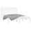 VidaXL (white, 140 x 200 cm) vidaXL Bed Frame Bed Base Bedstead Bedroom Mattress Foundation Solid Wood 3