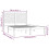 VidaXL (white, 140 x 200 cm) vidaXL Bed Frame Bed Base Bedstead Bedroom Mattress Foundation Solid Wood 4