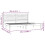 VidaXL (white, 200 x 200 cm) vidaXL Bed Frame Bed Base Bedstead Bedroom Mattress Foundation Solid Wood 4