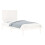 VidaXL (white, 100 x 200 cm) vidaXL Solid Wood Pine Bed Frame Wooden Bedstead Bed Base Multi Colours/Sizes 3