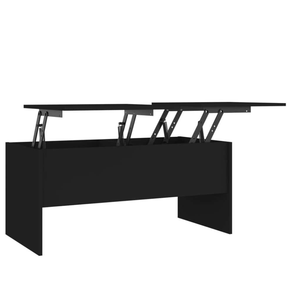 Vidaxl (Black) Coffee Table Engineered Wood Couch Centre Accent Table Multi Colours
