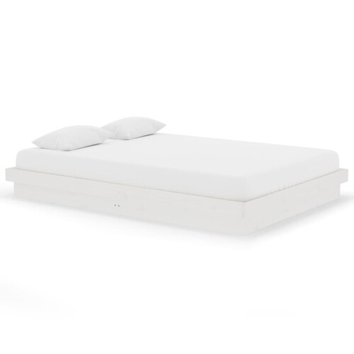 VidaXL (white, 140 x 200 cm) vidaXL Solid Wood Pine Bed Frame Wooden Home Platform Bed Multi Colours/Sizes