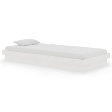 (white, 90 x 190 cm) vidaXL Solid Wood Pine Bed Frame Wooden Home Platform Bed Multi Colours/Sizes