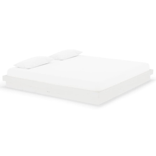 VidaXL (white, 200 x 200 cm) vidaXL Solid Wood Pine Bed Frame Wooden Home Platform Bed Multi Colours/Sizes
