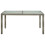 VidaXL vidaXL Gartentisch 150x90x75 cm Hartglas und Poly Rattan Grau 2