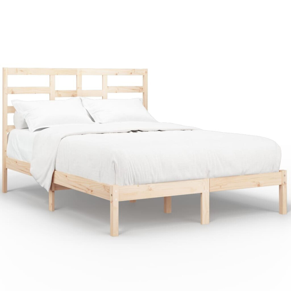 (brown, 120 x 190 cm) vidaXL Solid Wood Bed Frame Bedroom Bedstead Bed Base Multi Colours/Sizes