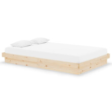 (brown, 120 x 190 cm) vidaXL Solid Wood Pine Bed Frame Wooden Home Platform Bed Multi Colours/Sizes