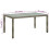 VidaXL vidaXL Gartentisch 150x90x75 cm Hartglas und Poly Rattan Grau 5