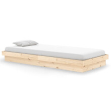 (brown, 90 x 200 cm) vidaXL Solid Wood Pine Bed Frame Wooden Home Platform Bed Multi Colours/Sizes