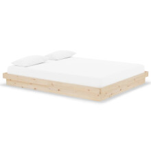 (brown, 160 x 200 cm) vidaXL Solid Wood Pine Bed Frame Wooden Home Platform Bed Multi Colours/Sizes