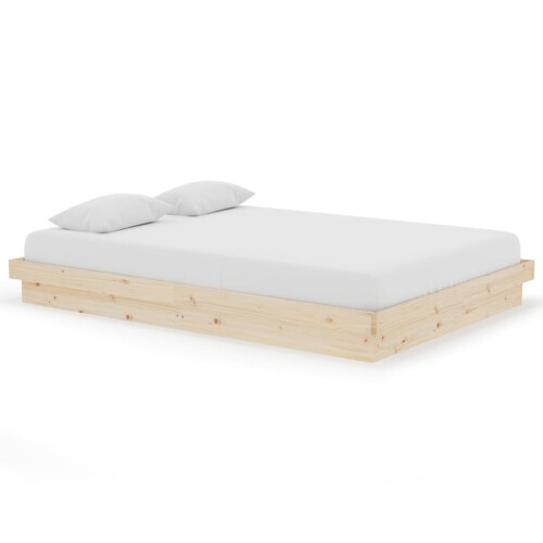 VidaXL (brown, 140 x 200 cm) vidaXL Solid Wood Pine Bed Frame Wooden Home Platform Bed Multi Colours/Sizes