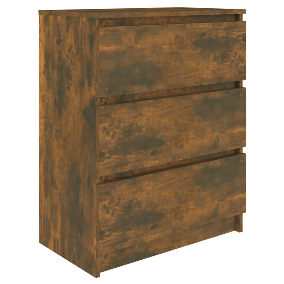 Vidaxl (Smoked Oak) Sideboard Engineered Wood Storage Side Cabinet Furniture Multi Colours