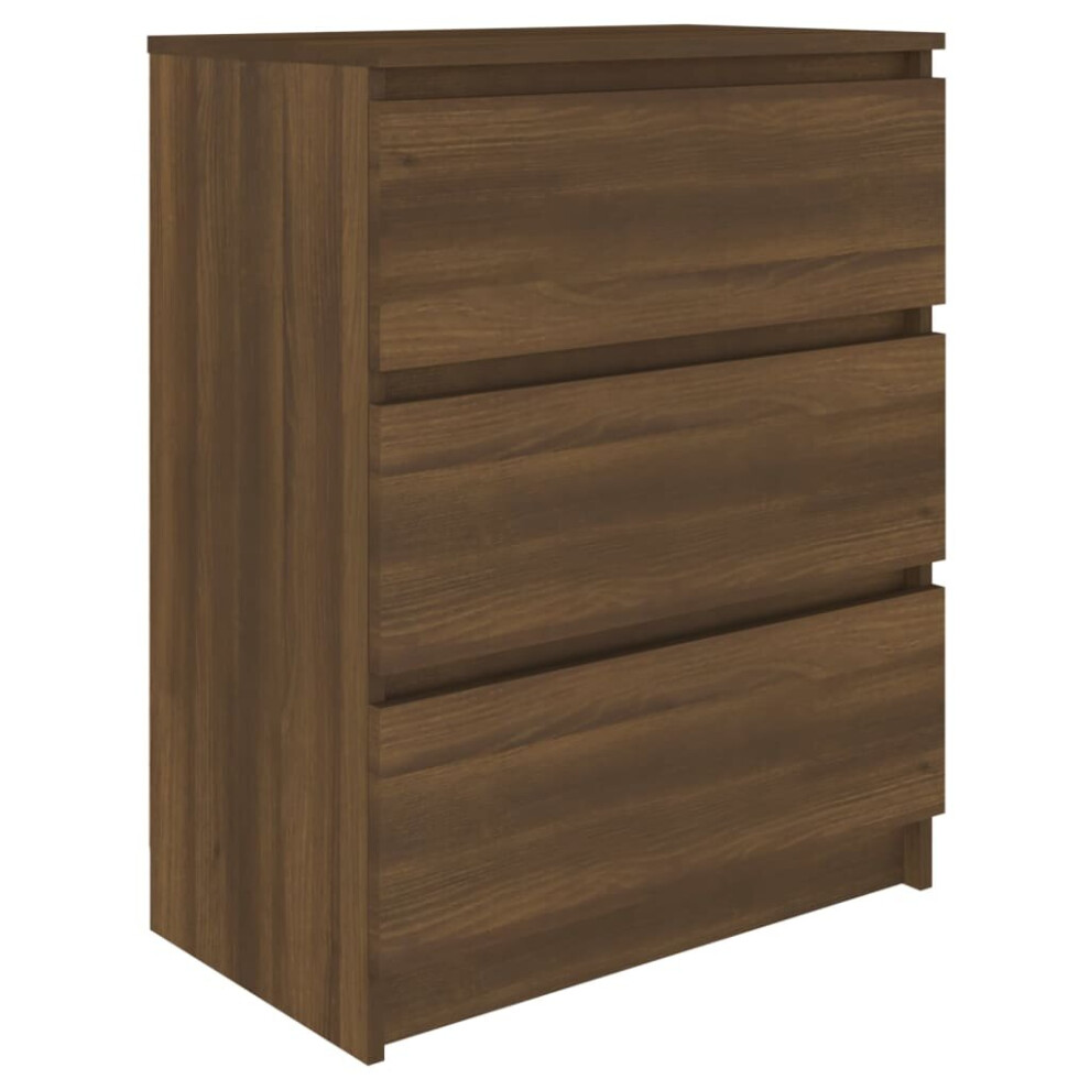 (brown oak) vidaXL Sideboard Engineered Wood Storage Side Cabinet Furniture Multi Colours