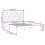 VidaXL (grey, 200 x 200 cm) vidaXL Bed Frame Bed Base Bedstead Bedroom Mattress Foundation Solid Wood Pine 4