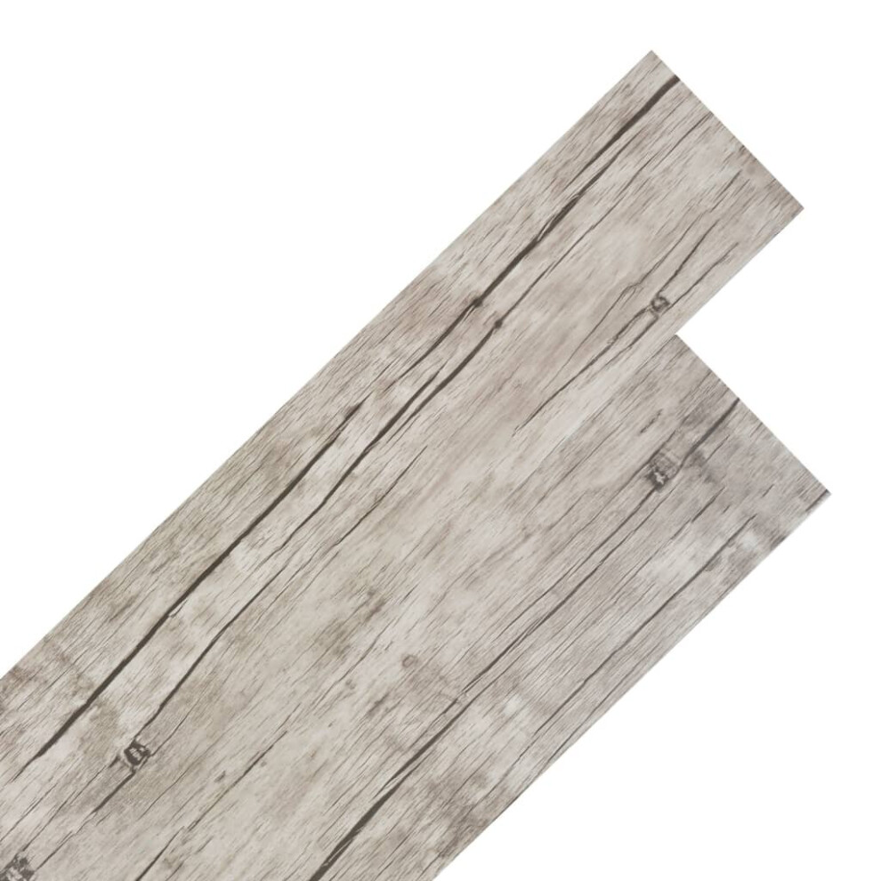 (light grey, 2.51 mÂ²) vidaXL Self-adhesive PVC Flooring Planks Underlay Wood Laminate Floor Tiles